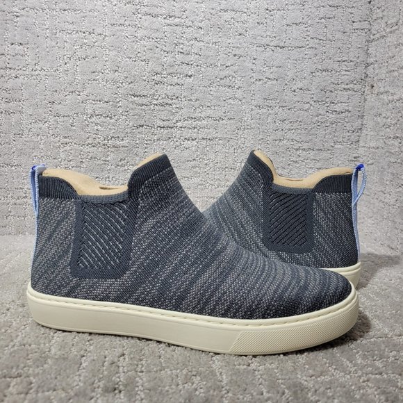 Rothy's The Chelsea Graphite Melange Ankle Boots Women's Size US 8, 8.5, 9.5 - Picture 1 of 10